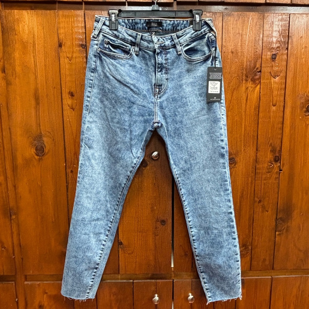 Women’s jeans (denim). True Religion size 32 waist.